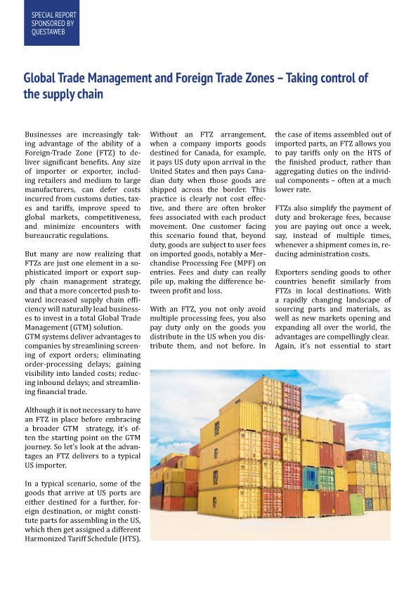 Questaweb special report
