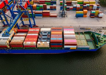 Shipping supply chain global trade containers istock sandsun 1718644994